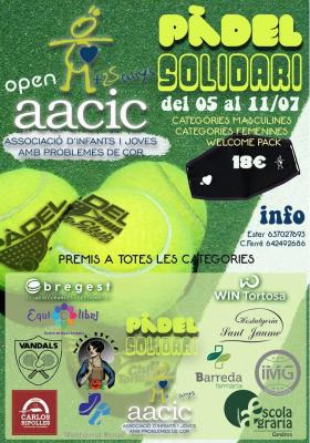 poster torneo TORNEIG SOLIDARI AACIC