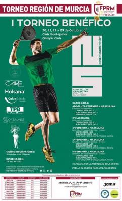 poster del torneo I TORNEO DE PÁDEL BENÉFICO