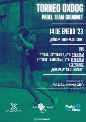 poster del torneo TORNEO PRESENTACIÓN OXDOG PADEL