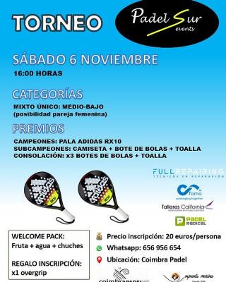 poster del torneo TORNEO PADEL SUR EVENTS