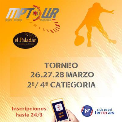 poster del torneo 2a PRUEBA MPTOUR 2021