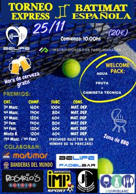 poster del torneo TORNEO EXPRESS BATIMAT ESPAÑOLA