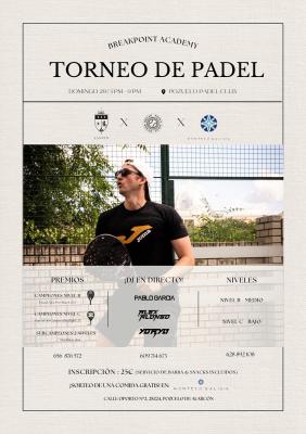 poster torneo BREAK POINT ACADEMY