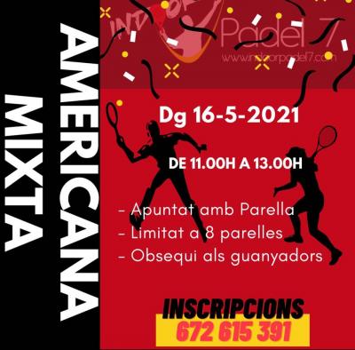 poster torneo AMERICANA MIXTA