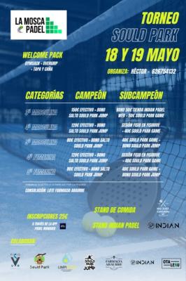 poster torneo TORNEO SOULDPARK LA MOSCA PADEL