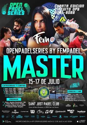 poster del torneo OPEN PADEL SERIES - MASTER FINAL