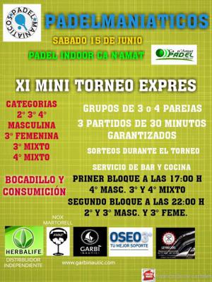 cartel del torneo