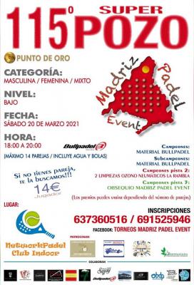 poster del torneo 115º SUPER POZO