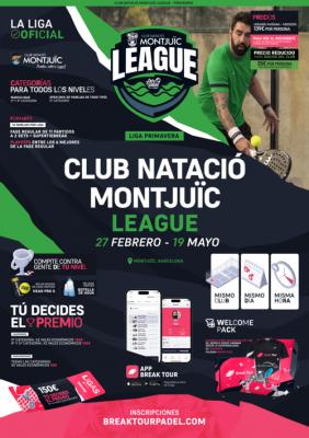 poster del torneo CLUB NATACIÓ MONTJUÏC LEAGUE - PRIMAVERA