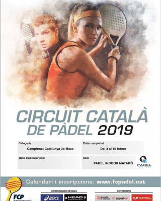 poster del torneo CIRCUIT CATALÀ 2019 - 3ª MASCULINA