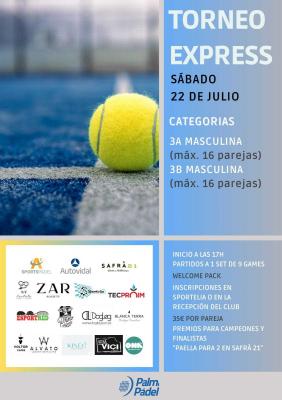 poster del torneo TORNEO EXPRESS 4A MASC