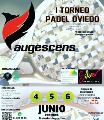 poster torneo I TORNEO PADEL OVIEDO