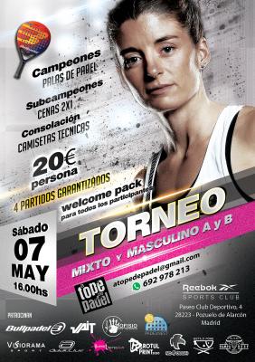 poster del torneo TORNEO MIXTO & MASCULINO