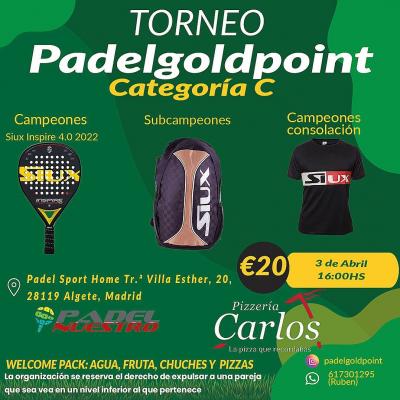 poster del torneo XXIII TORNEO PADELGOLDPOINT