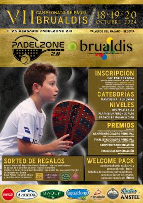 poster torneo 7º TORNEO BRUALDIS 3ER ANIVERSARIO PADELZONE