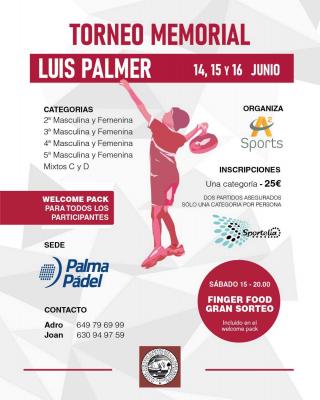 poster del torneo TORNEO MEMORIAL LUIS PALMER