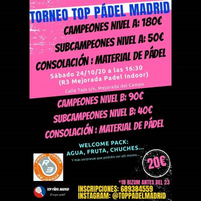 poster del torneo TORNEO TOP PADEL