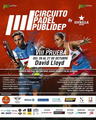 poster del torneo VIII PRUEBA CIRCUITO PADEL PUBLIDEP