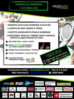 cartel del torneo