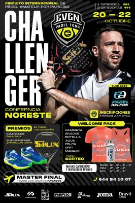 poster torneo 2DO CHALLENGER EVEN PADEL BAIX LL. 23-24