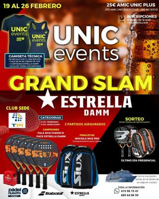 poster del torneo ESTRELLA DAMM GRAND SLAM