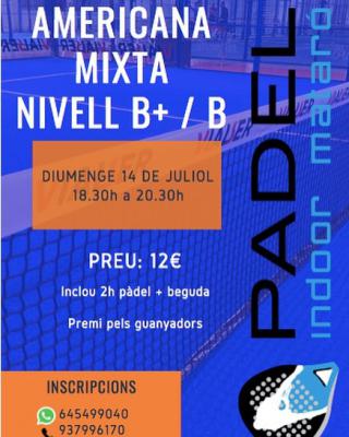 poster del torneo AMERICANA MIXTA