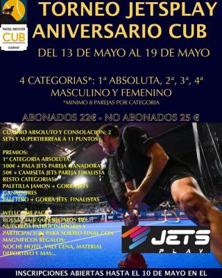 poster torneo TORNEO JETSPLAY ANIVERSARIO CUB