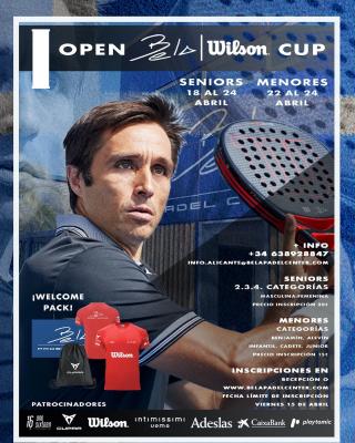 poster del torneo I OPEN BELA WILSON CUP