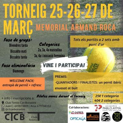 poster del torneo TORNEIG MARÇ - MEMORIAL ARMAND ROCA