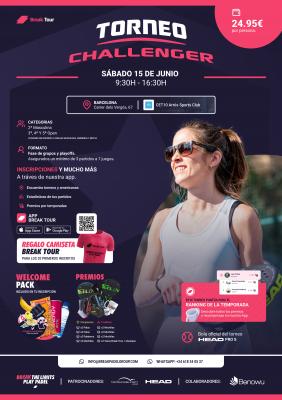 poster del torneo TORNEO CHALLENGER CET10 ARTÓS SPORTS CLUB BY BREAK TOUR