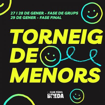 poster del torneo TORNEIG MENORS