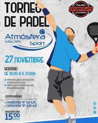 poster del torneo TORNEO ATMÓSFERA SPORT