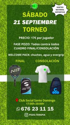 poster del torneo @POZOTERAPIA