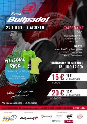 poster del torneo TORNEO BULLPADEL