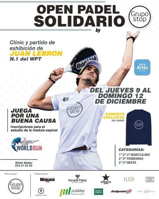 poster del torneo OPEN PADEL SOLIDARIO BY GRUP OSTOP