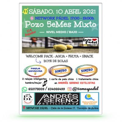 poster del torneo POZO 5EMES MIXTO