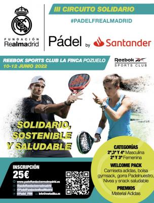 poster del torneo 1º PRUEBA CIRCUITO FUNDACION REAL MADRID