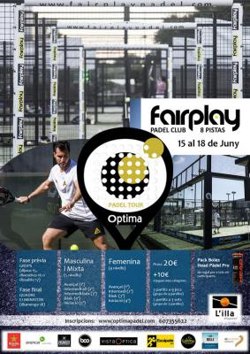 poster del torneo OPTIMA PADEL TOUR