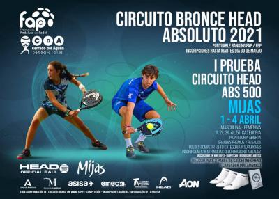 poster del torneo CIRCUITO BRONCE HEAD 2021