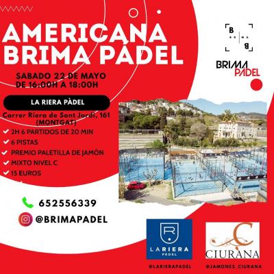 poster del torneo AMERICANA BRIMA PADEL