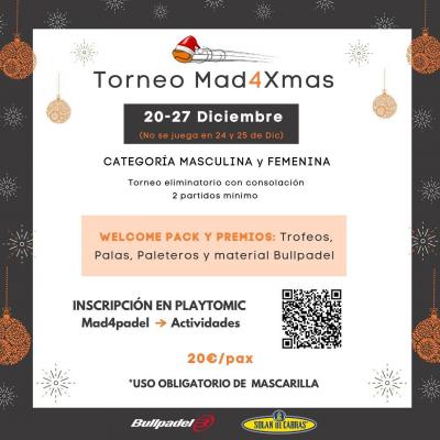 poster del torneo TORNEO MAD4XMAS