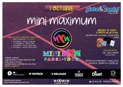 poster del torneo MINI MAXIMUM - 1 OCTUBRE