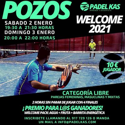 poster del torneo POZO WELCOME 2021