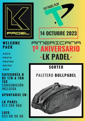 poster del torneo AMERICANA LK PADEL