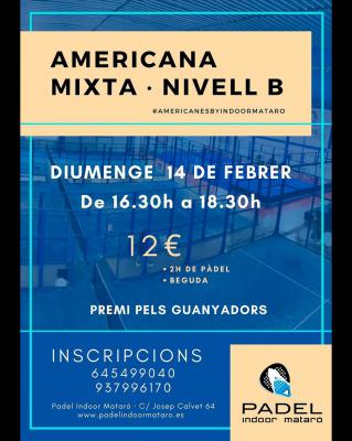 poster del torneo AMERICANA MIXTA