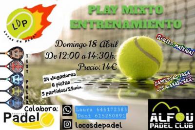 poster del torneo PLAY MIXTO LOCOS DE PADEL