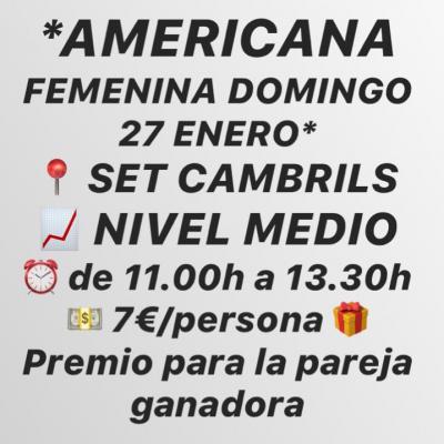 poster del torneo AMERICANA FEMENINA