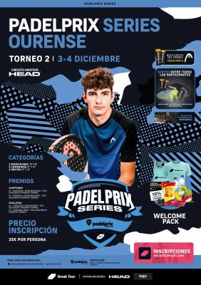 poster del torneo TORNEO 02 PADELPRIX SERIES OURENSE