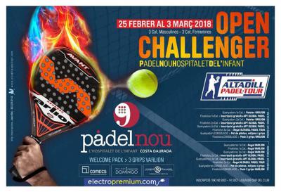 poster del torneo OPEN CHALLENGER PADEL NOU