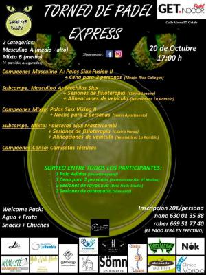 poster del torneo TORNEO DE PADEL EXPRESS